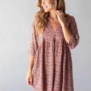 Natural Life | NWOT dress size M in “Pink Ditsy”